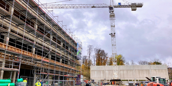 Außenansicht Neubau Gesamtschule Rosenhöhe