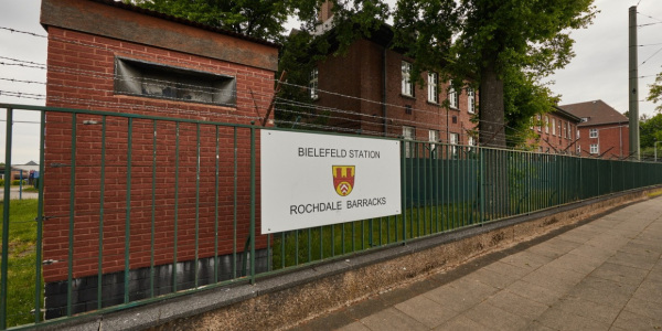 Gebäude auf dem Rochdale Gelände