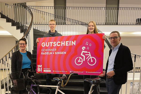 Gewinner Radeln + Singen