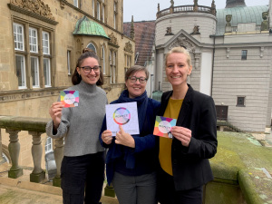 Charlotte Kaiser, Landesprojekt blick* , Friederike Vogt, Gleichstellungsstelle Bielefeld, Jana Hansjürgen, Landesprojekt blick* 