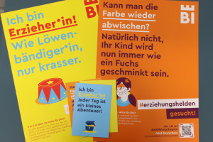 Kampagnenmotive Erziehungshelden